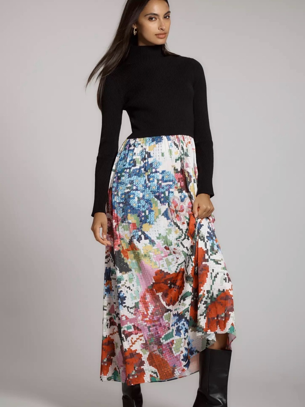 Anthropologie x Kirstin Lamb Twofer Maxi dress sz L